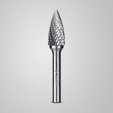 Зубр Твердосплавная борфреза G - парабола с острым углом, 12 х 25 мм (28806-12-25) купить в Кургане