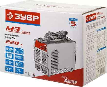 Сварочный инвертор ММА ЗАС-М3-220 серия МАСТЕР купить в Кургане