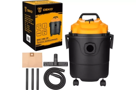 Пылесос промышленный DEKO DKVC-1400-15P, 015-0033 купить в Кургане