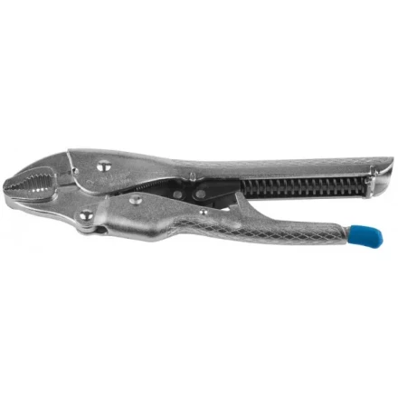 Зажим ЗУБР &quot;ЭКСПЕРТ&quot; ручной,саморегулирующиеся,автоматич захват &quot;АВТОХВАТ&quot;,Cr-V,хромир покрытие,изогнутые губки,230мм 22452-23 купить в Кургане