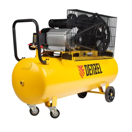 Компрессор воздушный рем. привод BCV2300/100, 2,3 кВт, 100 литров, 440 л/мин Denzel 58111 купить в Кургане