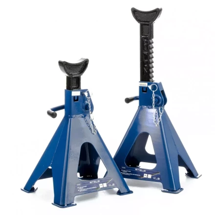 Подставки под автомобиль регулируемые 6т h 415-605 мм 2 штуки STELS 51633 купить в Кургане