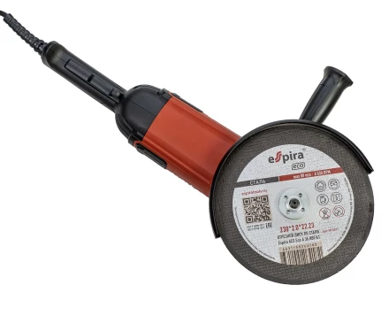 УШМ ESPIRA AGI-230-30 (230 мм, 220-240В,50/60 Гц, мощность 3000Вт, 6600 об/мин, 6.5 кг), 400755 купить в Кургане