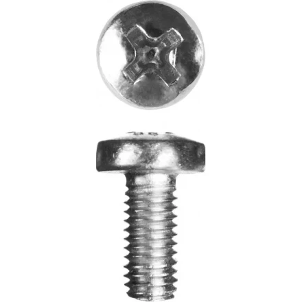 Винт ЗУБР &quot;МАСТЕР&quot; DIN 7985, класс прочности 4.8, оцинкованный, M5x10мм, 5кг 303150-05-010 купить в Кургане