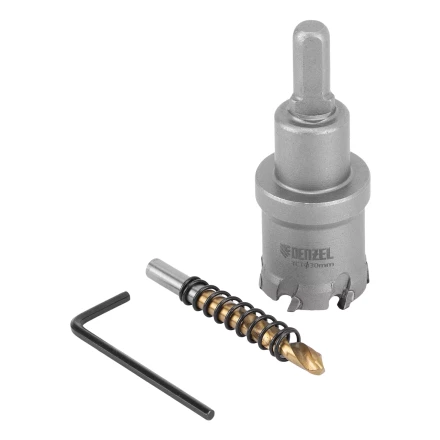 Коронка по металлу твердосплавная, 30 мм Denzel 724009 купить в Кургане