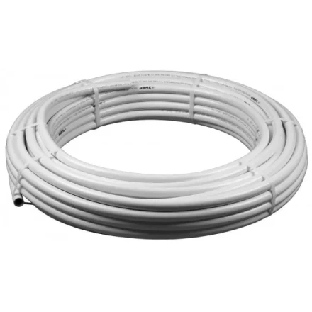 Труба металлопластиковая ЗУБР, 26мм, толщ. стенки 3мм, мет. слоя 0,3мм, макс. давл/10атм при т-ре 95 град, 50 м 51455-26-50 купить в Кургане