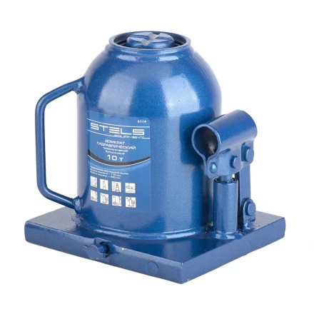 Домкрат гидравлический бутылочный телескопический 10 т h подъема 170–430 мм  STELS 51119 купить в Кургане