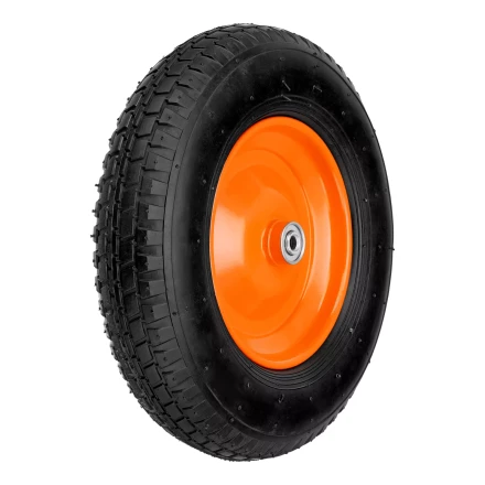 Колесо пневматическое Palisad 4.80/4.00-8 D380мм, подш. внут. диам. 12мм, длина оси 80мм 689468 купить в Кургане