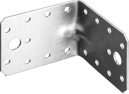 Крепежный угол ЗУБР &quot;МАСТЕР&quot; усиленный, 65х90х90мм, 1шт 310116-65-090 купить в Кургане