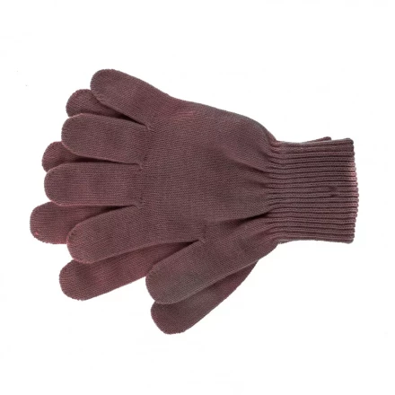 Перчатки трикотажные акрил коралл двойная манжета Россия Сибртех 68678 купить в Кургане