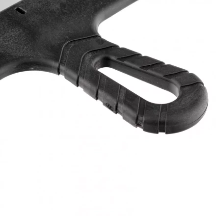 Шпатель из нержавеющей стали 250 мм зуб 8 х 8 мм пластмассовая ручка Россия 85143 купить в Кургане