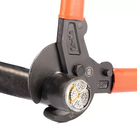 Ножницы диэлектрические КВТ НКи-25 для резки кабеля с ленточной броней до 25 мм (101966) купить в Кургане