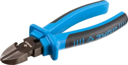 Бокорезы ЗУБР эксцентриковое расположение шарнира, особостойкое спец. покрытие Н12Х1 (никель/хром), двухкомпонентные рукоятки, 180мм 2201-5-18_z01 купить в Кургане