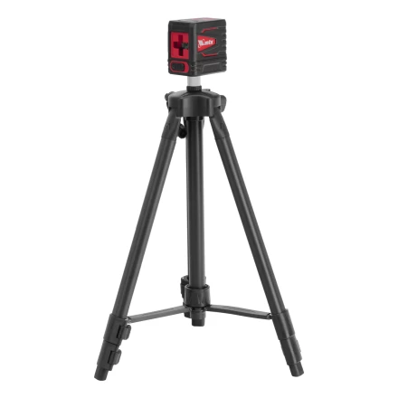 Лазерный уровень QBC RED Pro SET, 10 м, красный луч, батарейки, штатив// MTX 350105 купить в Кургане