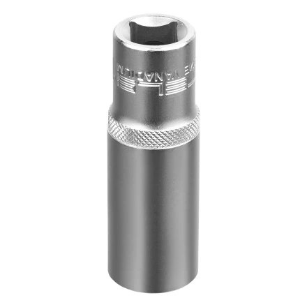 Головка торцевая удлиненная, 18 мм, шестигранная, CrV, под квадрат 1/2 Stels 13881 купить в Кургане