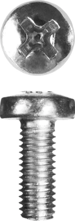 Винт ЗУБР &quot;МАСТЕР&quot; DIN 7985, класс прочности 4.8, оцинкованный, M5x12мм, 5кг 303150-05-012 купить в Кургане