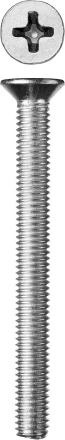 Винт ЗУБР &quot;МАСТЕР&quot; DIN 965, класс прочности 4.8, оцинкованный, M6x65мм, 5кг 303110-06-065 купить в Кургане