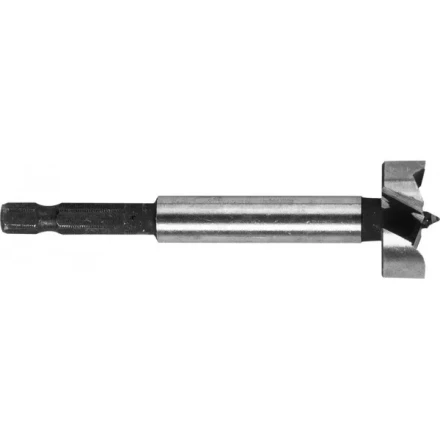 ЗУБР &quot;ЭКСПЕРТ&quot;. Сверло Форстнера по дереву, шестигранный хвостовик 1/4&quot;, 20мм 29993-20 купить в Кургане