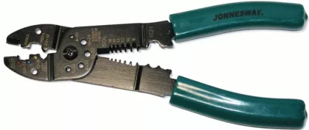 Клещи для обжима и зачистки проводов V1403 Jonnesway 48297 купить в Кургане