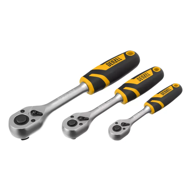 Набор инструментов Denzel 15808, 1/2", 3/8", 1/4", CrV, S2, пластиковый кейс, 232 предмета купить в Кургане