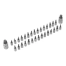 Набор инструментов Denzel 15808, 1/2", 3/8", 1/4", CrV, S2, пластиковый кейс, 232 предмета купить в Кургане