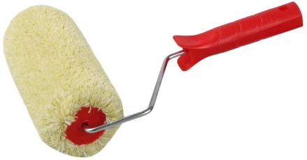 Валик фасадный ЗУБР &quot;ЭКСПЕРТ&quot; УНИВЕРСАЛ СИНТЕКС малярный в сборе, полиакрил, бюгель 8мм, 68х180мм 03502-18 купить в Кургане