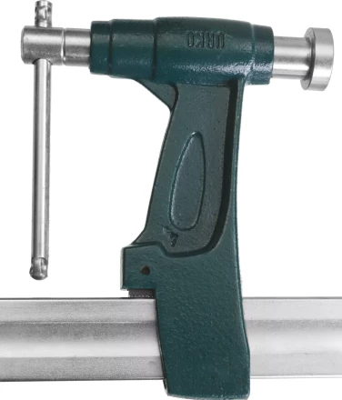 Струбцина KRAFTOOL тип &quot;F&quot;, с мультипликаторной прижимной втулкой, 125х600 мм 32013-125-600 купить в Кургане