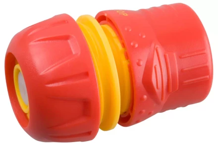 Cоединитель GRINDA пластмассовый c автостопом и запирающим механизмом, 3/4&quot; 8-426332 купить в Кургане