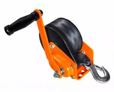 Лебедка ручная барабанная с тормозом Magnus-Profi LRT-800, 800 кг, лента 10 м купить в Кургане