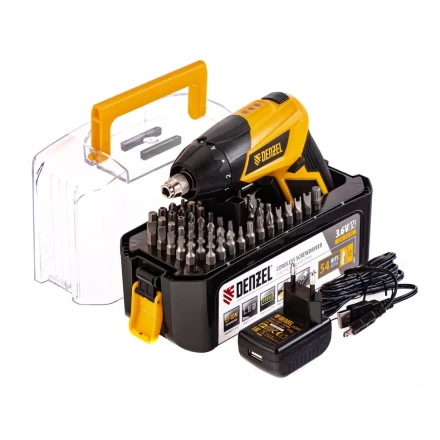 Аккумуляторная отвертка CSL-3,6-01 Denzel 26001 купить в Кургане