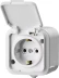 Розетка STAYER &quot;MASTER&quot; &quot;MAXIMA&quot; одноместная, с заземлением, с защитной крышкой, IP54, 16А, 220В 54306-W купить в Кургане