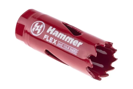 Коронка биметаллическая HAMMER Ф19х38мм 1/2&quot;  BiMETALL (224-001) купить в Кургане