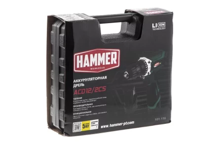 Дрель аккумуляторная HAMMER ACD12/2CS купить в Кургане