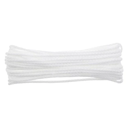 Шнур бельевой полипропиленовый с сердечником, 5 мм, L 10 м, белый, Home Palisad 937075 купить в Кургане