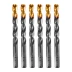 Сверло по металлу, 12 мм, HSS-Tin, Golden Tip, 6 шт. Denzel 717224 купить в Кургане