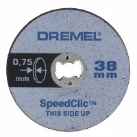 Диски отрезные по пластмассе SC409 5 шт 38х0,75 мм Dremel