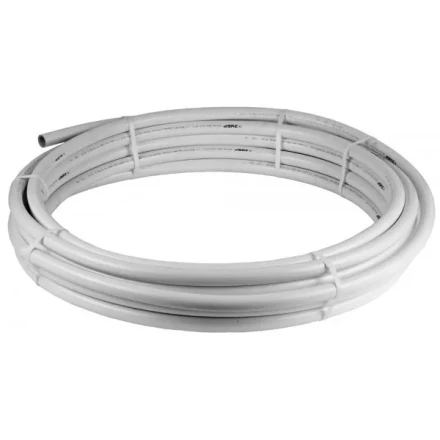 Труба металлопластиковая ЗУБР, 32мм, толщ. стенки 3мм, мет. слоя 0,3мм, макс. давл/10атм при т-ре 95 град, 50 м 51455-32-50 купить в Кургане