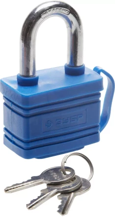 Замок ЗУБР &quot;ЭКСПЕРТ&quot; навесной всепогодный, 50мм 37211-50_z01 купить в Кургане