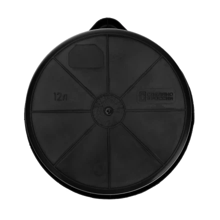 Ведро строительное пластмассовое, 12 л, высокопрочное с носиком Сибртех 81478 купить в Кургане