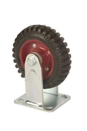 Колесо большегрузное неповоротное PF 160 150 мм резина с протектором (F) 1027233 купить в Кургане