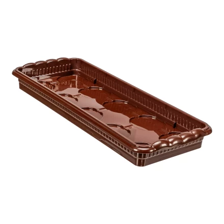 Набор для рассады Palisad 643449, поддон 380х155х40 мм, 10 горшочков по 250 мл с выдвижным дном купить в Кургане