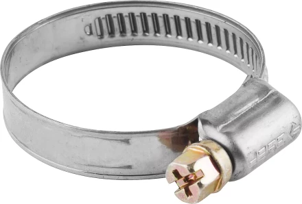 Хомуты ЗУБР &quot;ЭКСПЕРТ&quot;, нерж. сталь, накатная лента 9 мм, 35-50 мм, 5 шт 3787-35-50 купить в Кургане