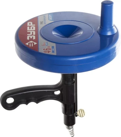 Трос ЗУБР &quot;ЭКСПЕРТ&quot; сантехнический в пластиковом корпусе длина 4,6 м, диаметр 6 мм 51907-05 купить в Кургане