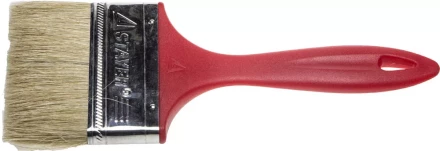 Кисть плоская STAYER &quot;UNIVERSAL-EURO&quot;, светлая натуральная щетина, пластмассовая ручка, 100мм 0108-100 купить в Кургане