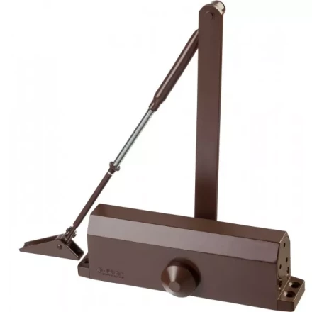 Доводчик дверной ЗУБР "ПРОФЕССИОНАЛ", для дверей массой до 100 кг, цвет коричневый 37912-100 купить в Кургане