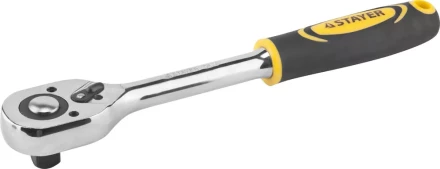 Трещотка для торцовых головок STAYER &quot;PROFI&quot;, Сr-V сталь, 45 зубцов, 1/2&quot; 27786-1/2 купить в Кургане