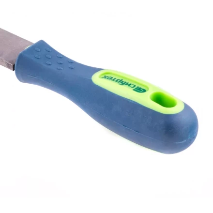 Напильник 250 мм плоский двухкомпонентная рукоятка №2 Сибртех 16230 купить в Кургане