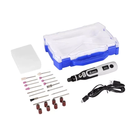 Гравер аккумуляторный DEKO DKRT3.6-Li SET, 063-1400 купить в Кургане