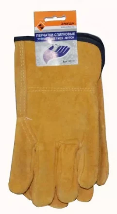 Перчатки спилковые Энкор мех мутон 58731 купить в Кургане