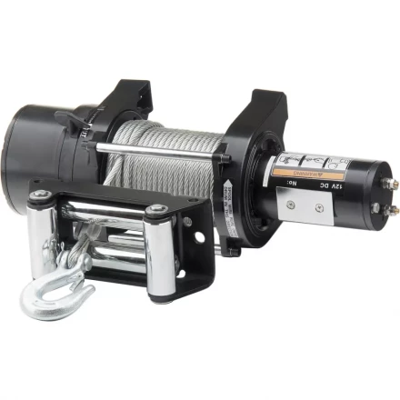 Лебедка автомобильная электрическая LB- 4000, 4,5 т, 3,7 кВт, 12 В  DENZEL 52026 купить в Кургане